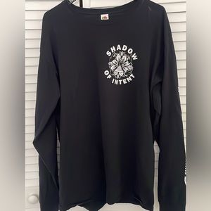 shadow of intent long sleeve size large unisex